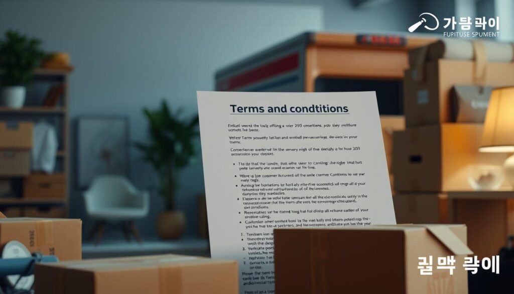 الشروط والأحكام شركة نقل عفش بالرياض