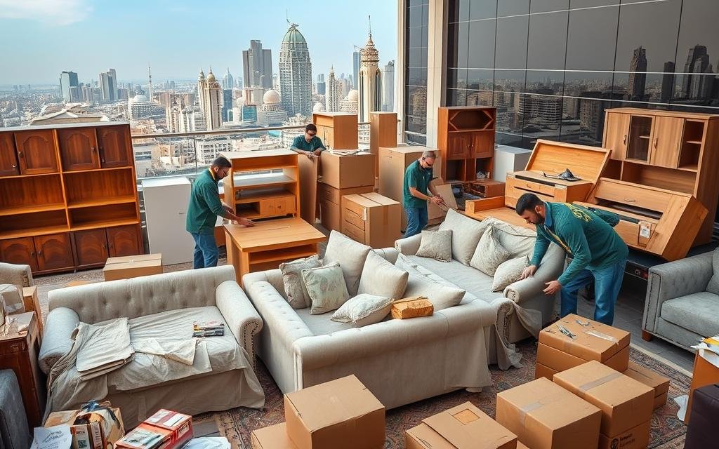 نقل عفش مع الفك